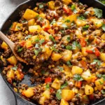Mexican Ground Beef and Potato Skillet
