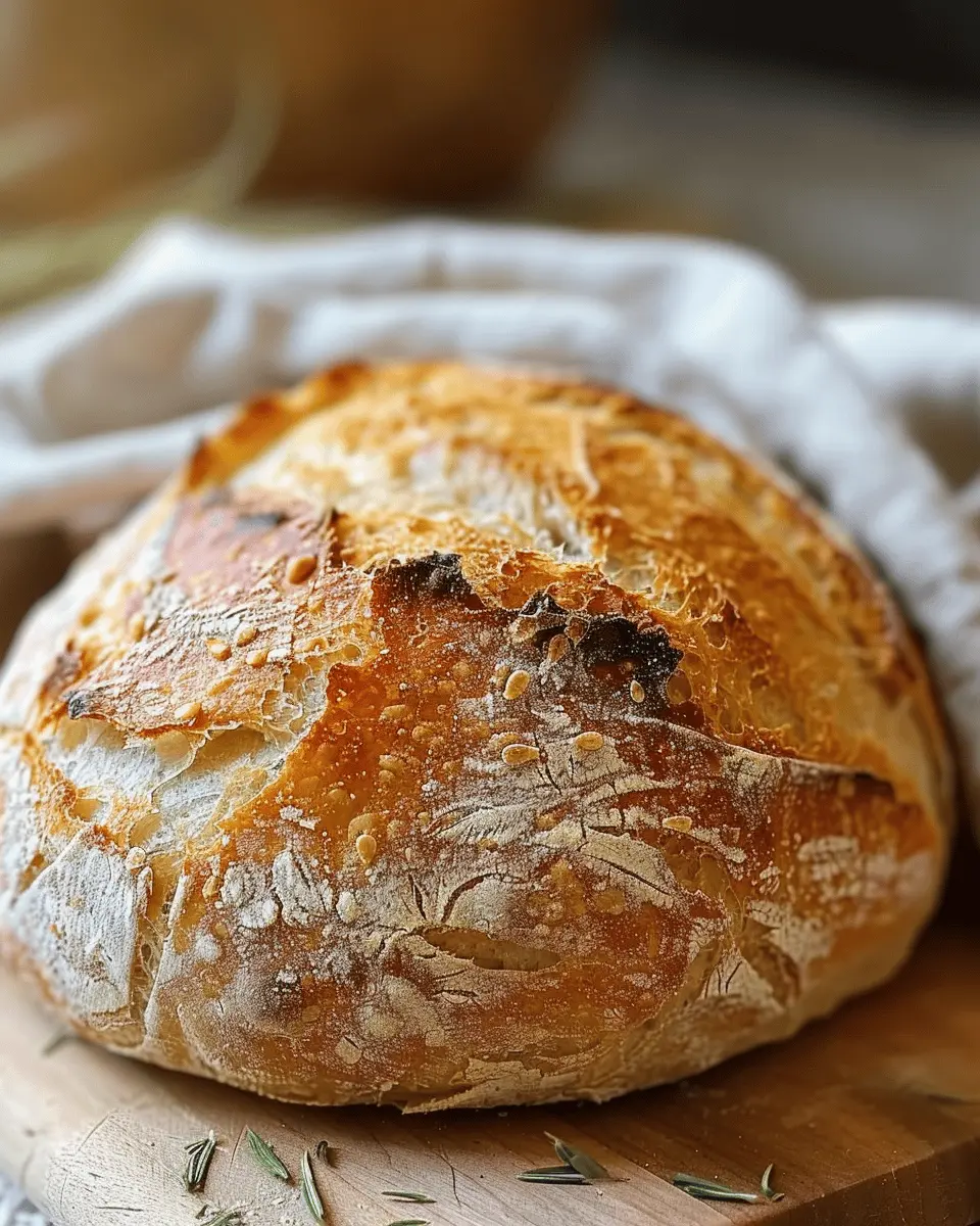 4-Ingredient Artisan Bread Recipe: The Easiest Homemade Delight