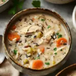 Creamy Crockpot Chicken Wild Rice Soup