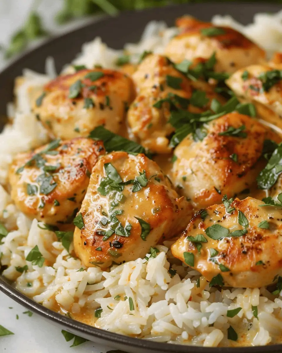 Creamy Herb Chicken & Basmati Rice: A Comforting Delight