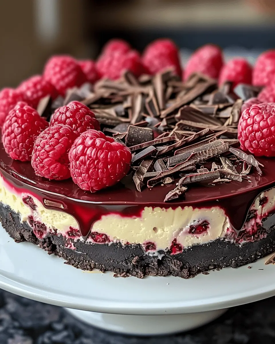 Dark Chocolate Raspberry Cheesecake: Indulgent Bliss at Home