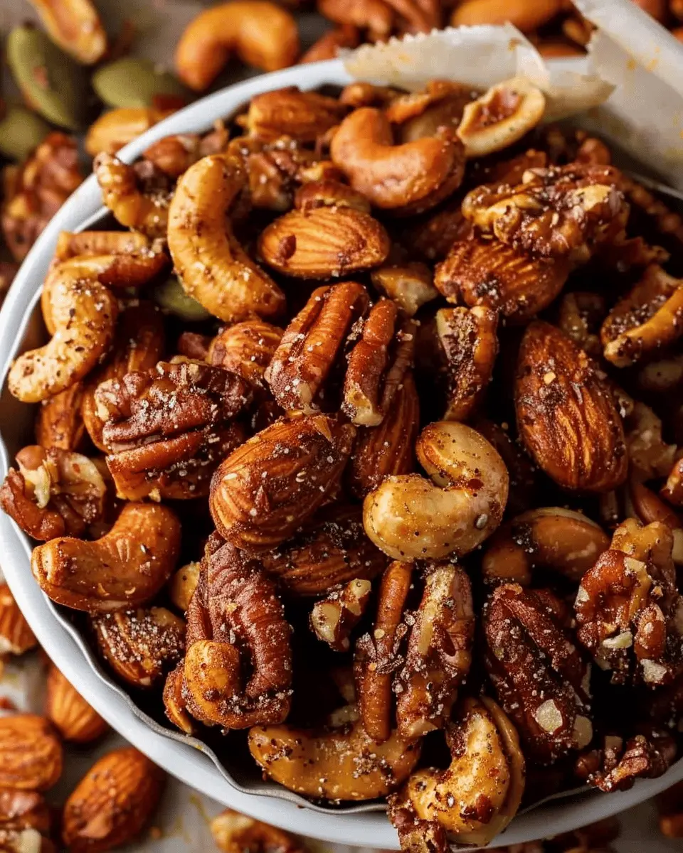 Easy Spiced Nuts