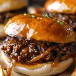 French Onion Beef Sloppy Joes