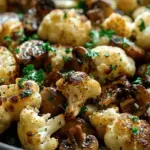 Garlic Cauliflower Mushroom Skillet