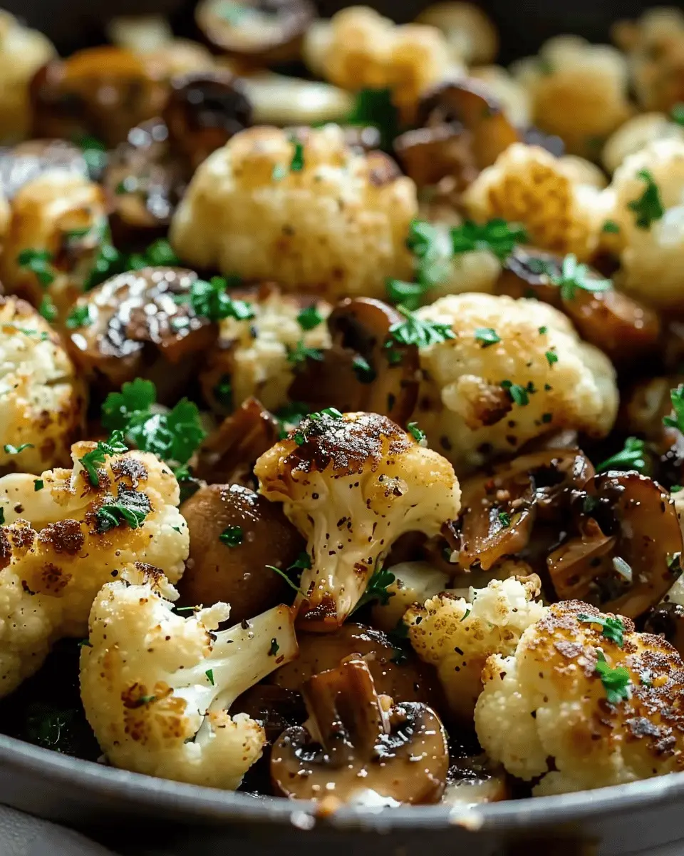 Garlic Cauliflower Mushroom Skillet: Easy Comfort Food Delight