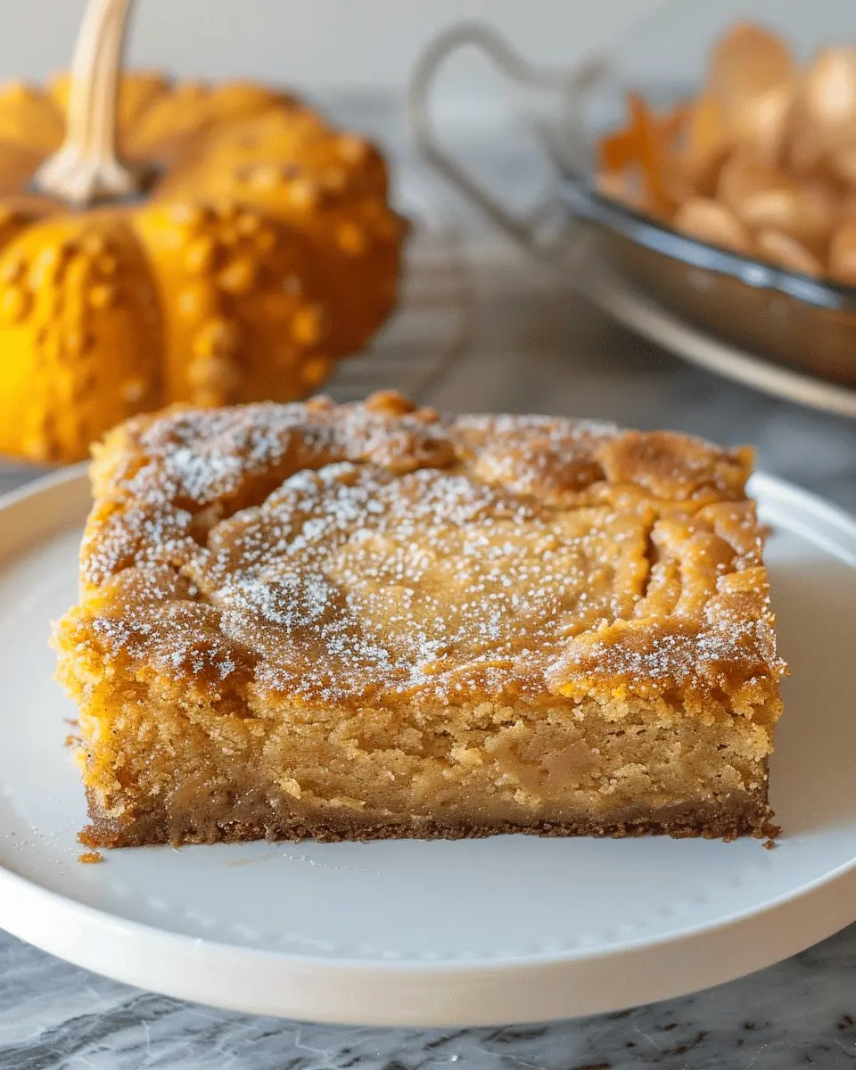 Pumpkin Gooey Butter Cake: The Best Comfort Dessert to Savor