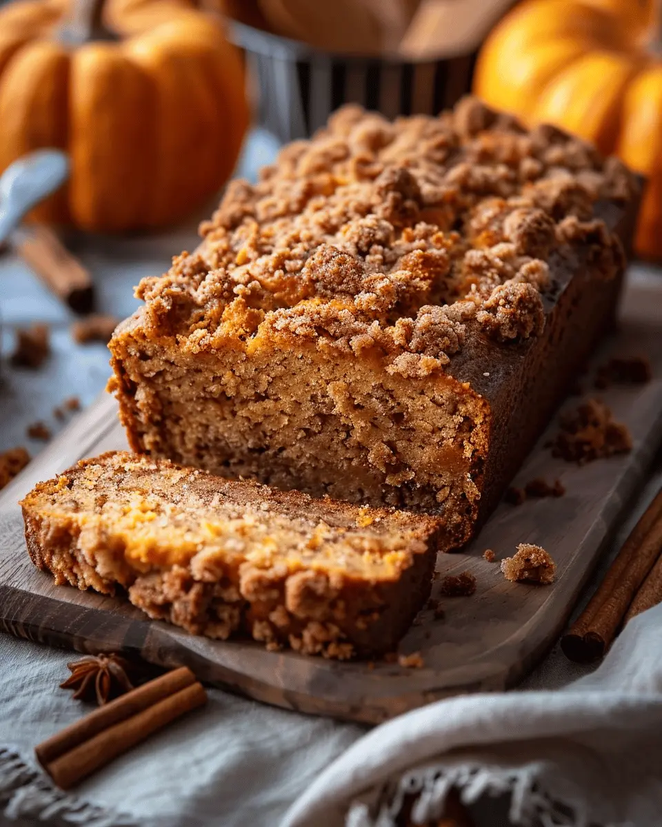 Pumpkin Streusel Bread: Moist, Spiced, and Irresistibly Crumbly