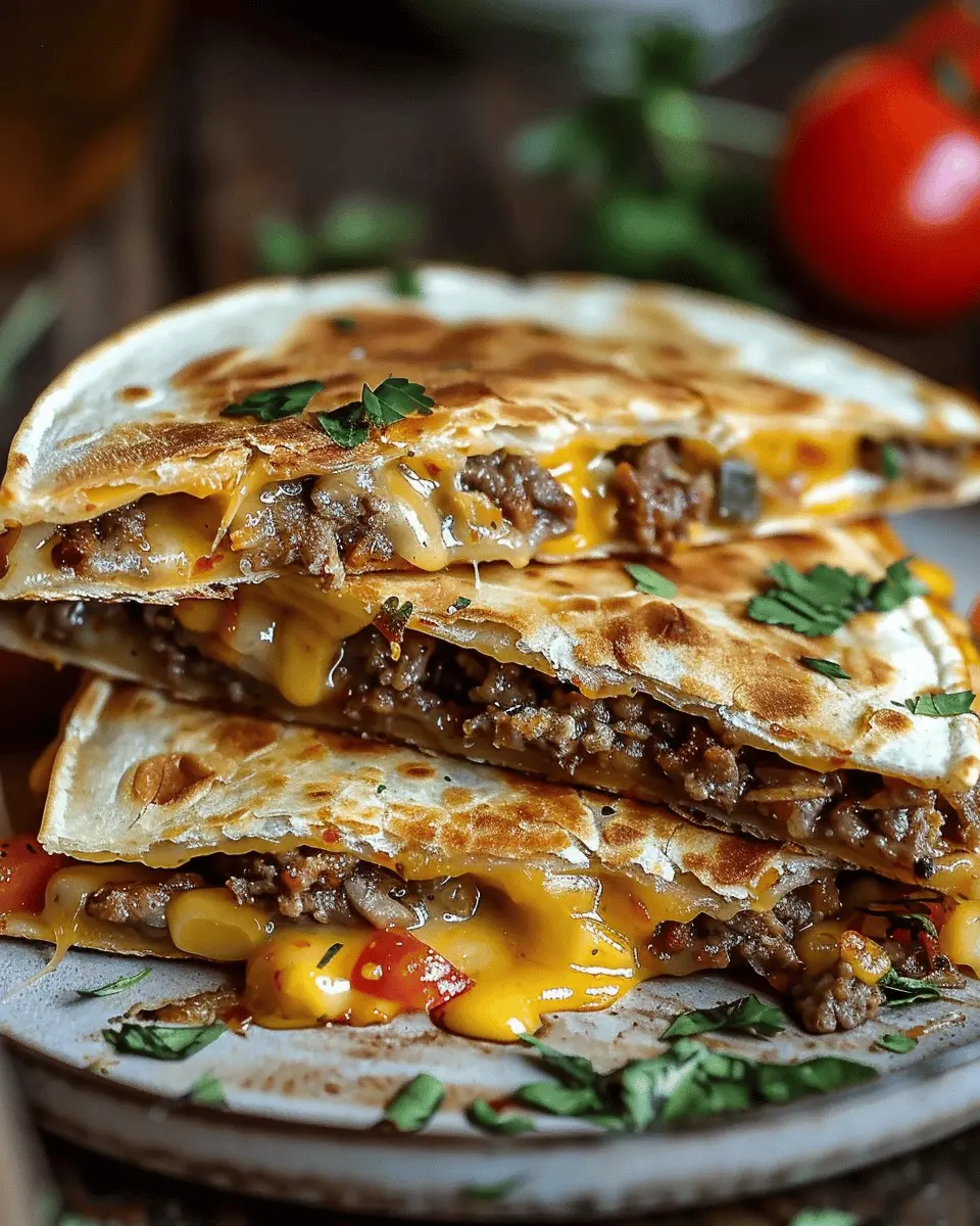 Smashburger Quesadillas: Indulgent Twist on a Classic Favorite