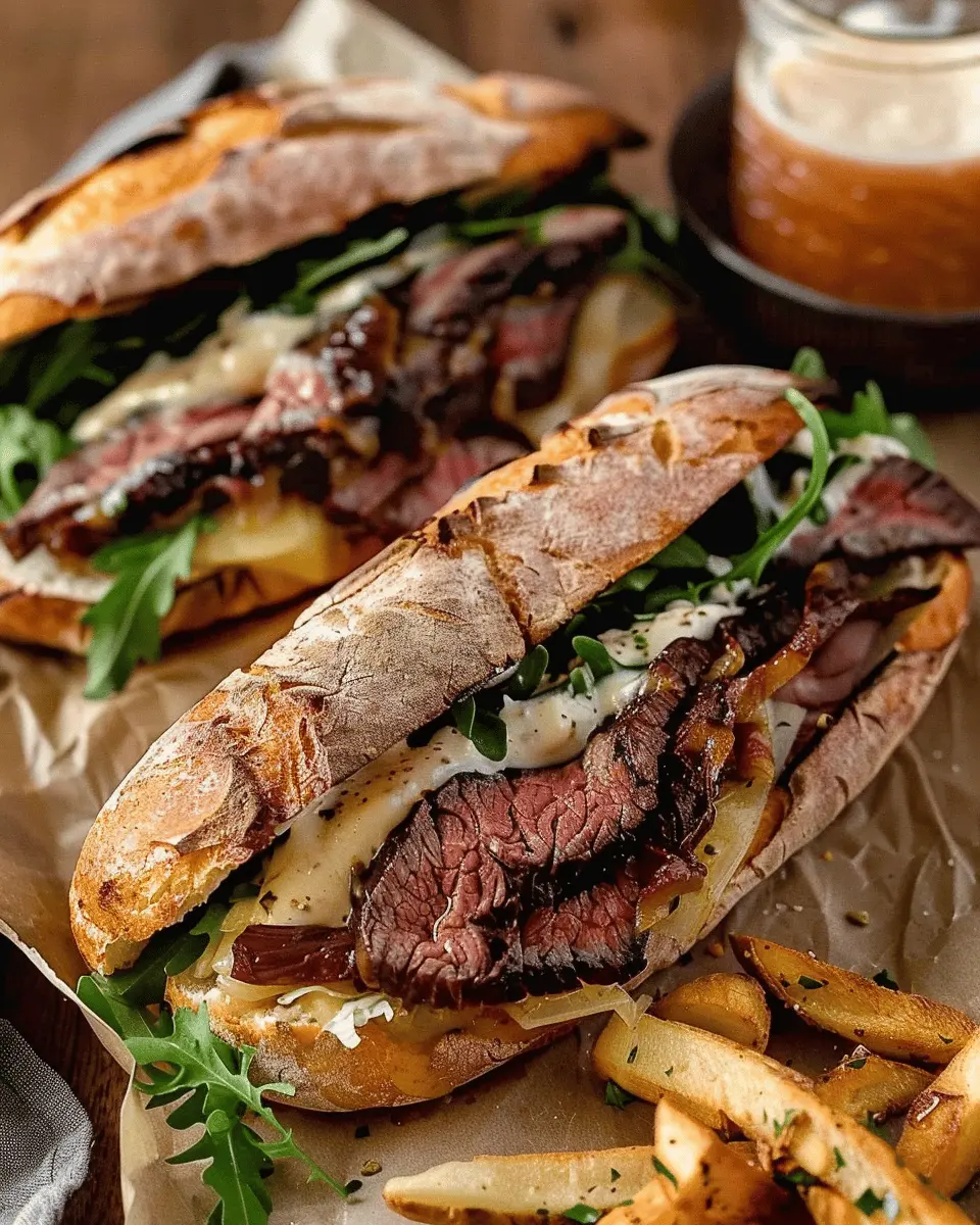Steak Sandwich (with garlic aioli)