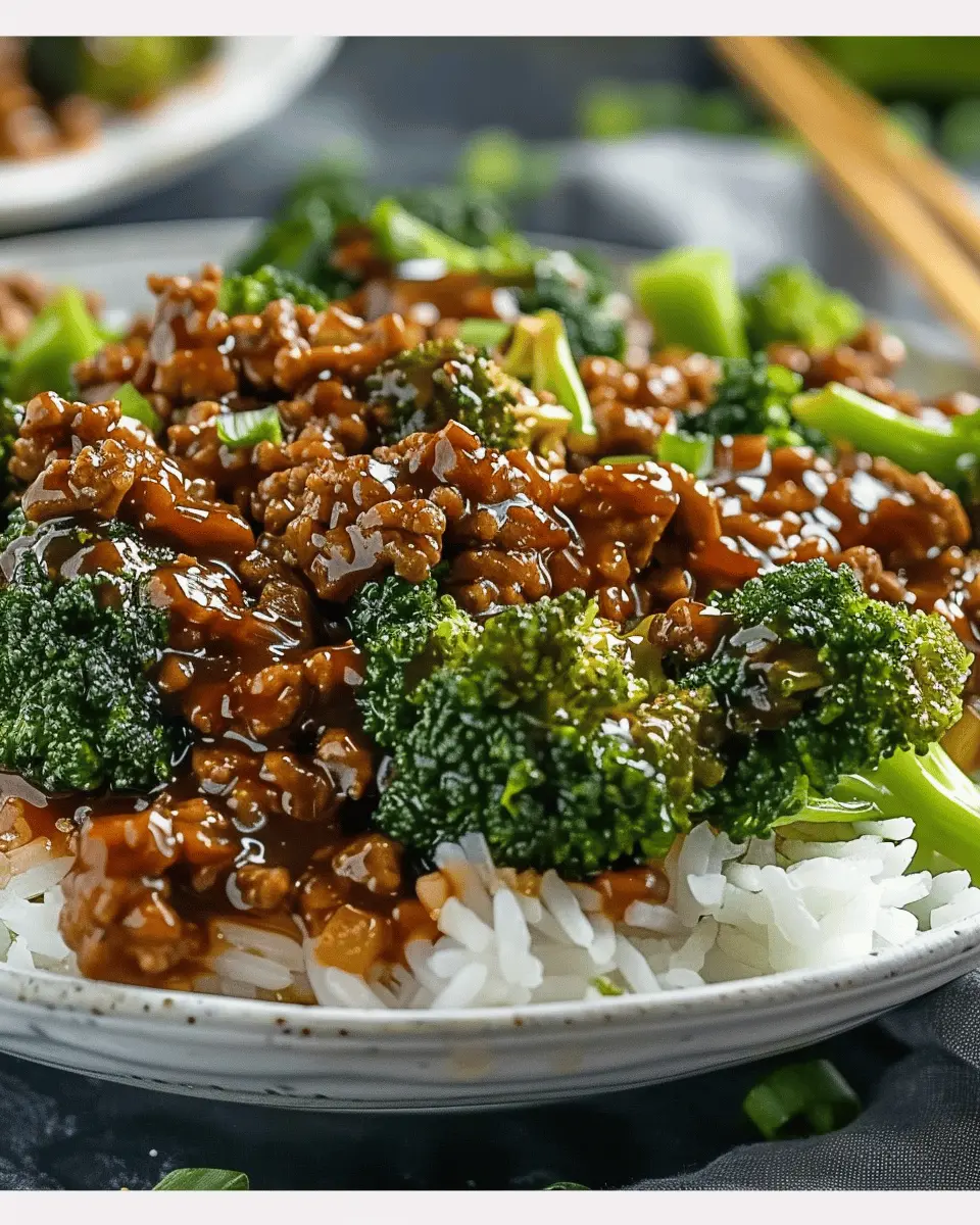 Honey Garlic Ground Beef and Broccoli: Easy Weeknight Delight