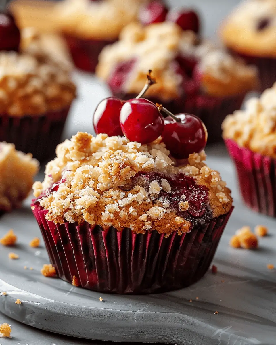 Cherry Cobbler Muffins: Irresistibly Easy and Delicious Treats