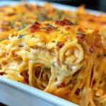 Irresistible Spicy Southern Cheesy Chicken Spaghetti Casserole