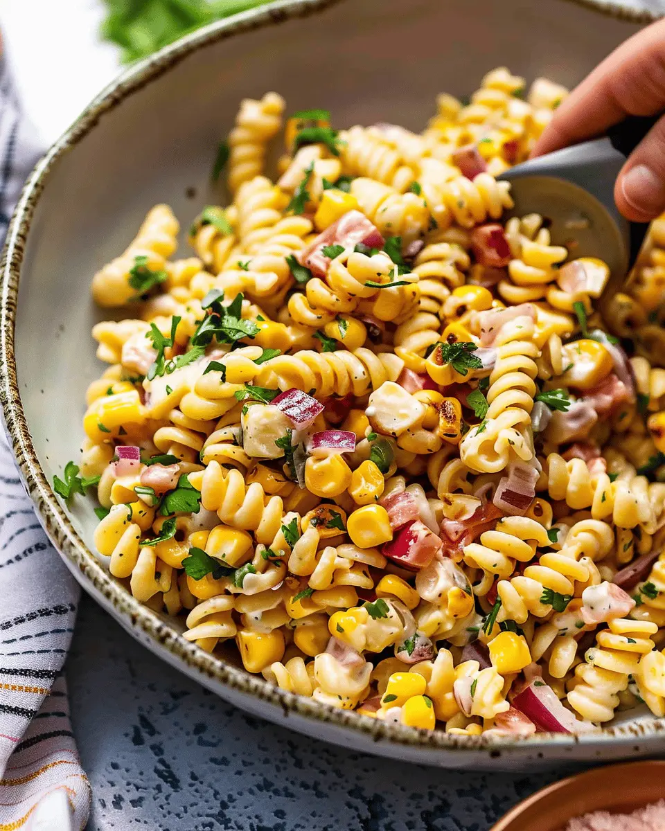 Mexican Street Corn Pasta Salad: A Fresh and Easy Twist