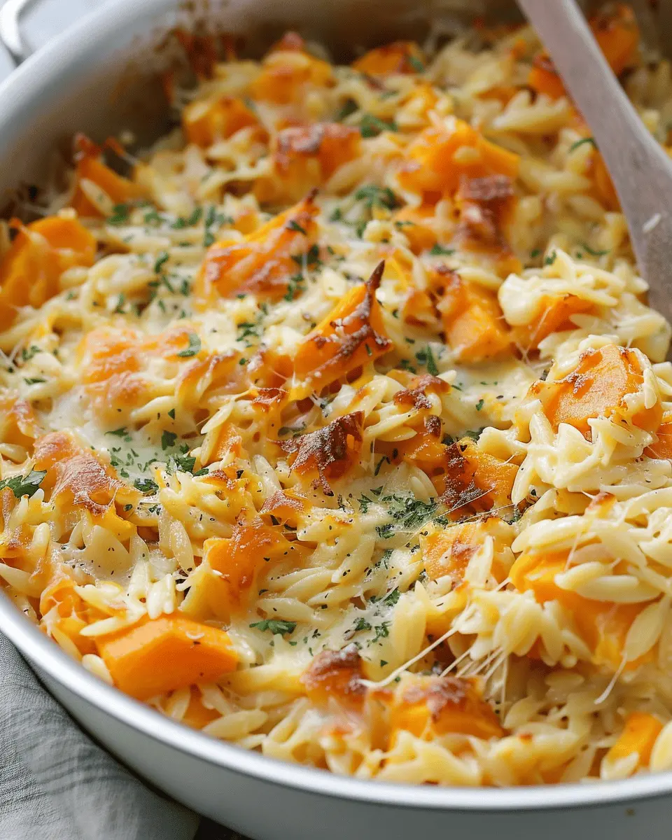 Cheesy Butternut Squash Orzo: An Easy Comfort Dish to Love