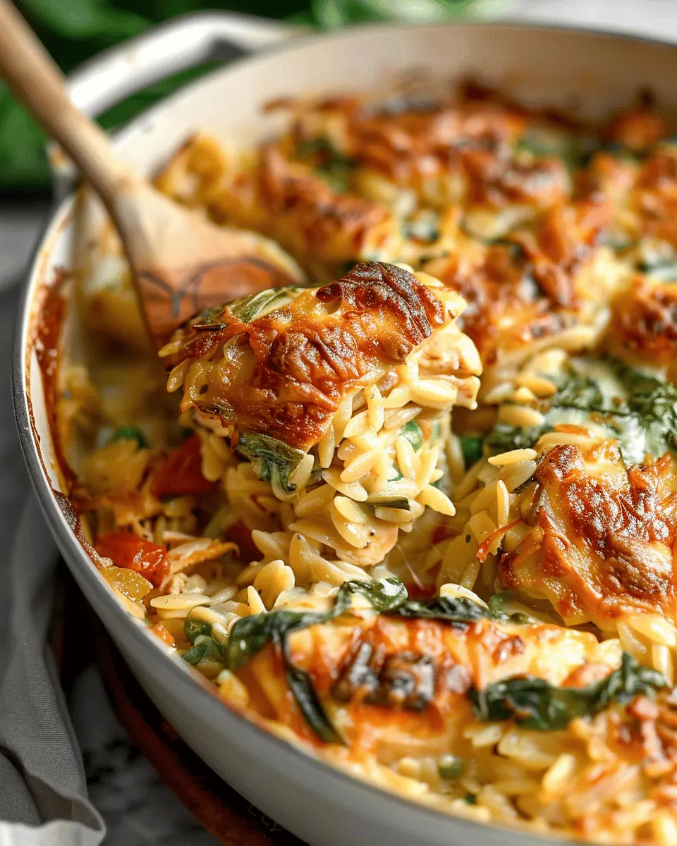 Monterey Chicken One Pan Orzo: Easy Comfort Food Delight