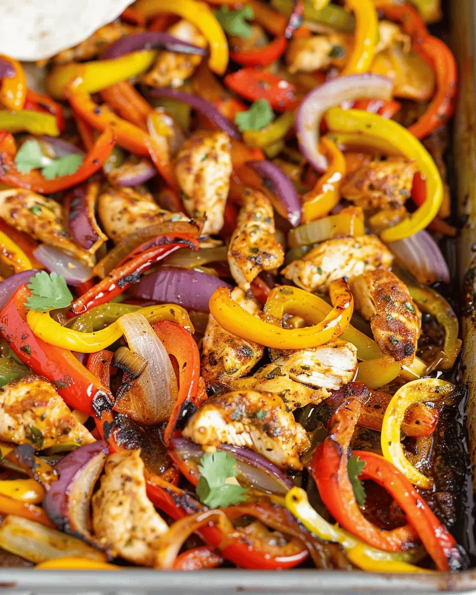 30 Minute Sheet Pan Chicken Fajitas: Easy Family-Friendly Dinner