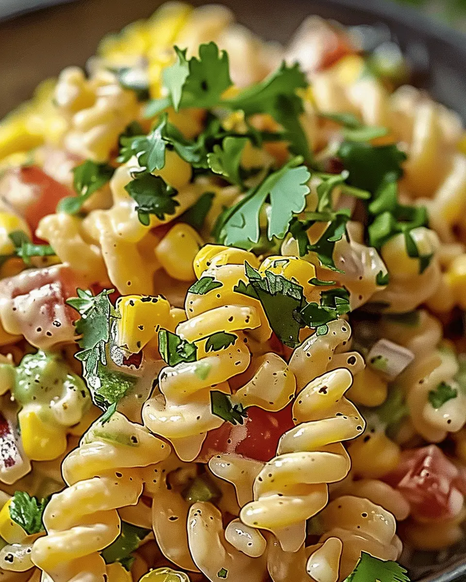 Mexican Street Corn Pasta Salad: Easy, Healthier Twist with Turkey Bacon
