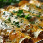 Southern Breakfast Enchiladas with Sausage Gravy