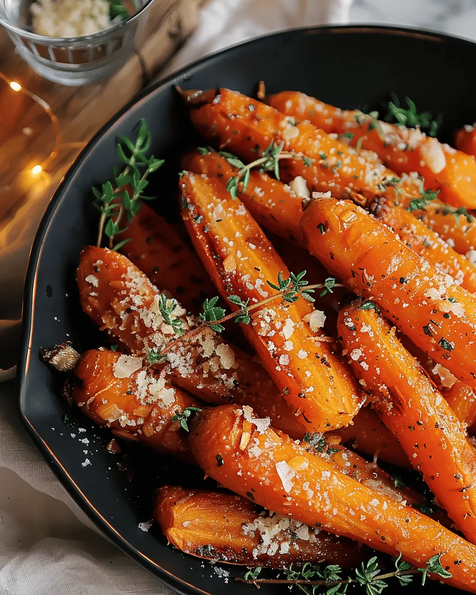 Roasted Garlic and Parmesan Carrots: The Best Yet Easy Side Dish