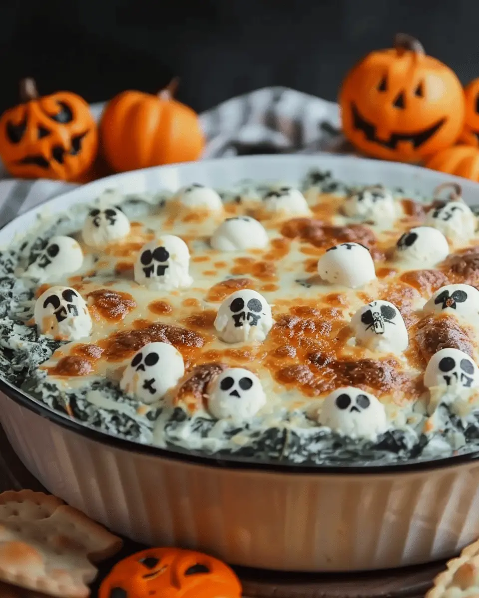 Halloween Graveyard Spinach Dip: The Best Spooky Treat for Parties