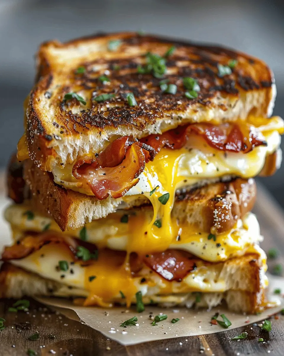 Breakfast Grilled Cheese: The Best Turkey Bacon Delight You’ll Love