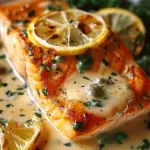 Creamy Lemon Salmon Piccata Recipe
