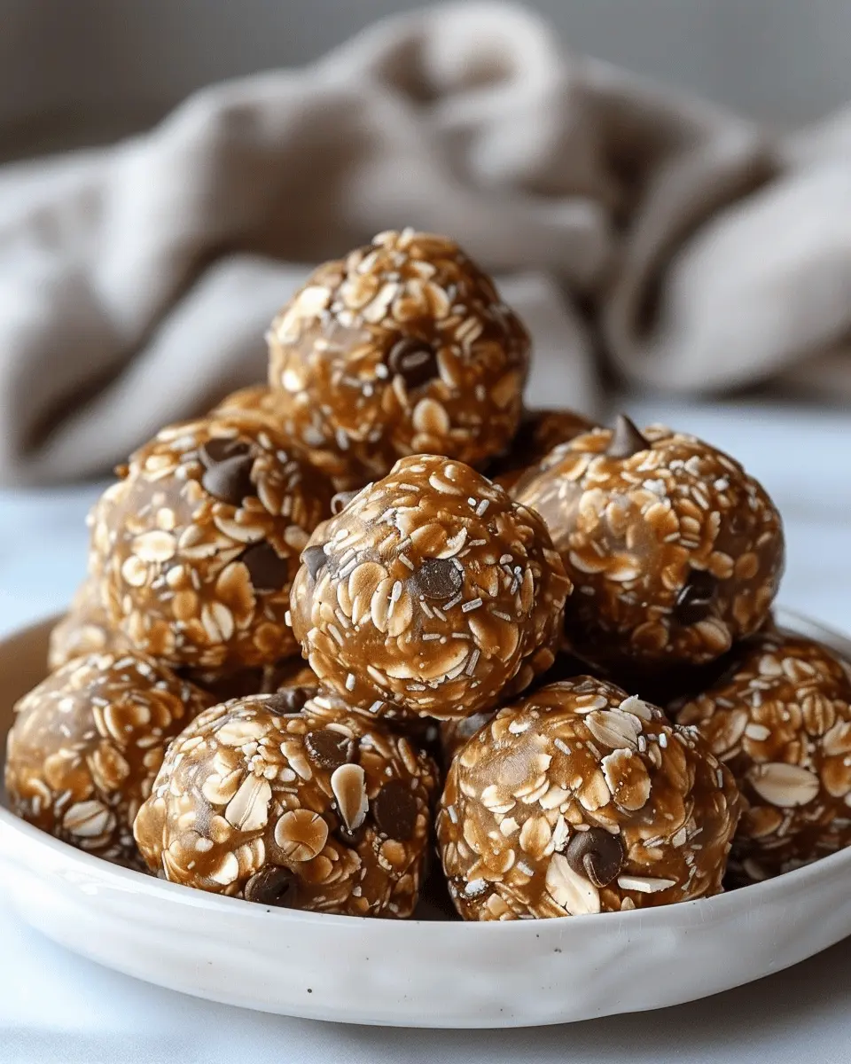 No-Bake Peanut Butter Energy Bites for Easy Snacking Bliss