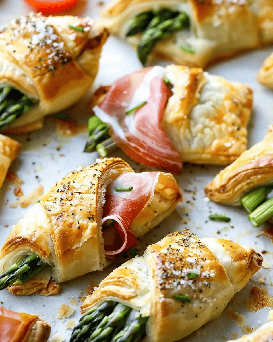 Prosciutto Asparagus Puff Pastry Bundles: Easy Gourmet Delight
