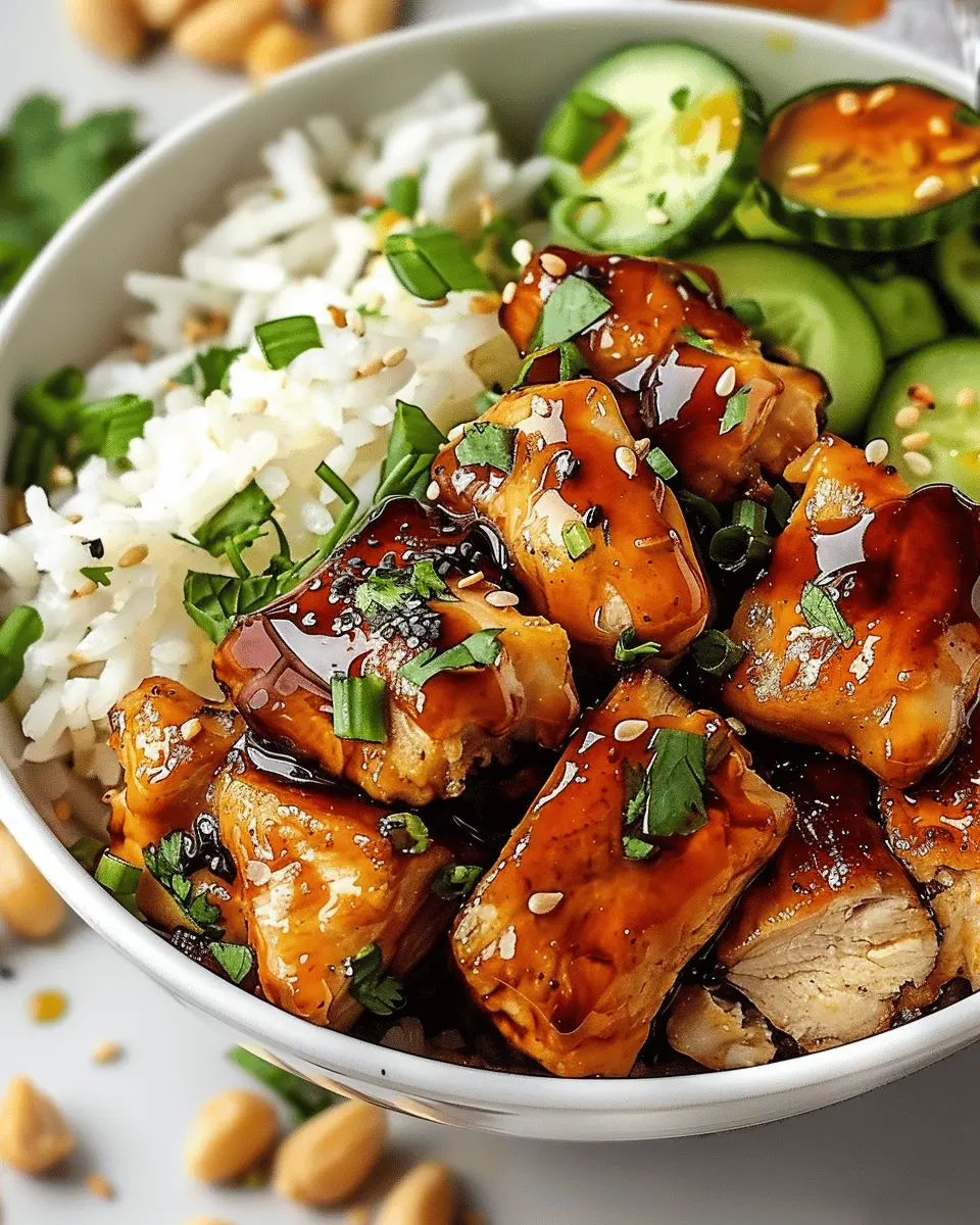 Hot Honey Chicken Bowl: A Spicy and Juicy Homemade Delight