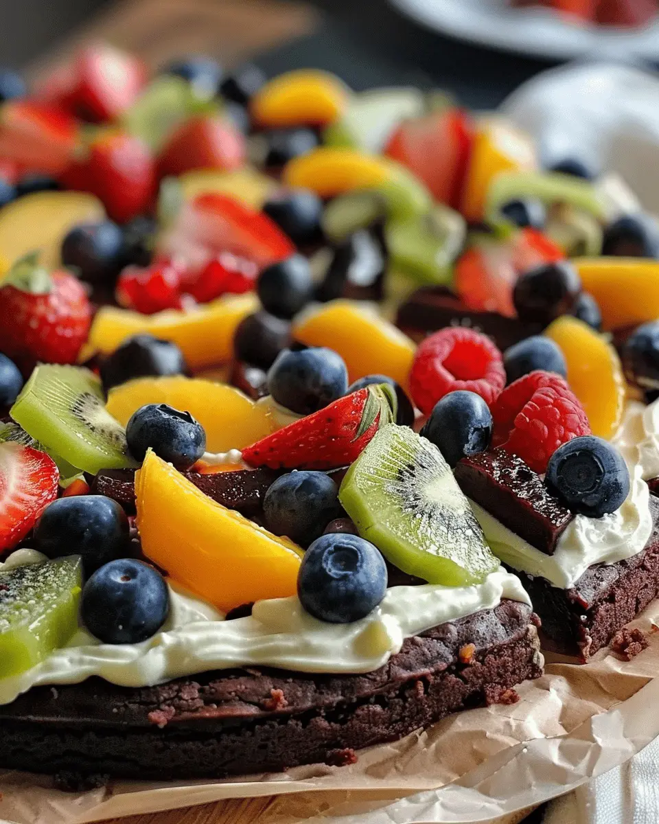 Brownie Fruit Pizza: The Best Indulgent Treat for Everyone