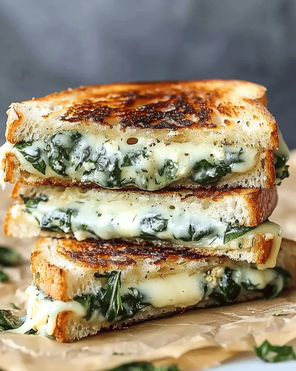 Spinach Feta Grilled Cheese: A Melty, Indulgent Delight at Home
