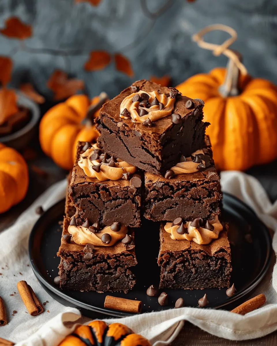 Pumpkin Patch Brownies: Easy Indulgence for Fall Baking Fun