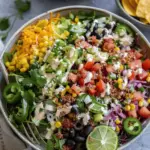Mexican Chopped Salad with Creamy Taco Dressing