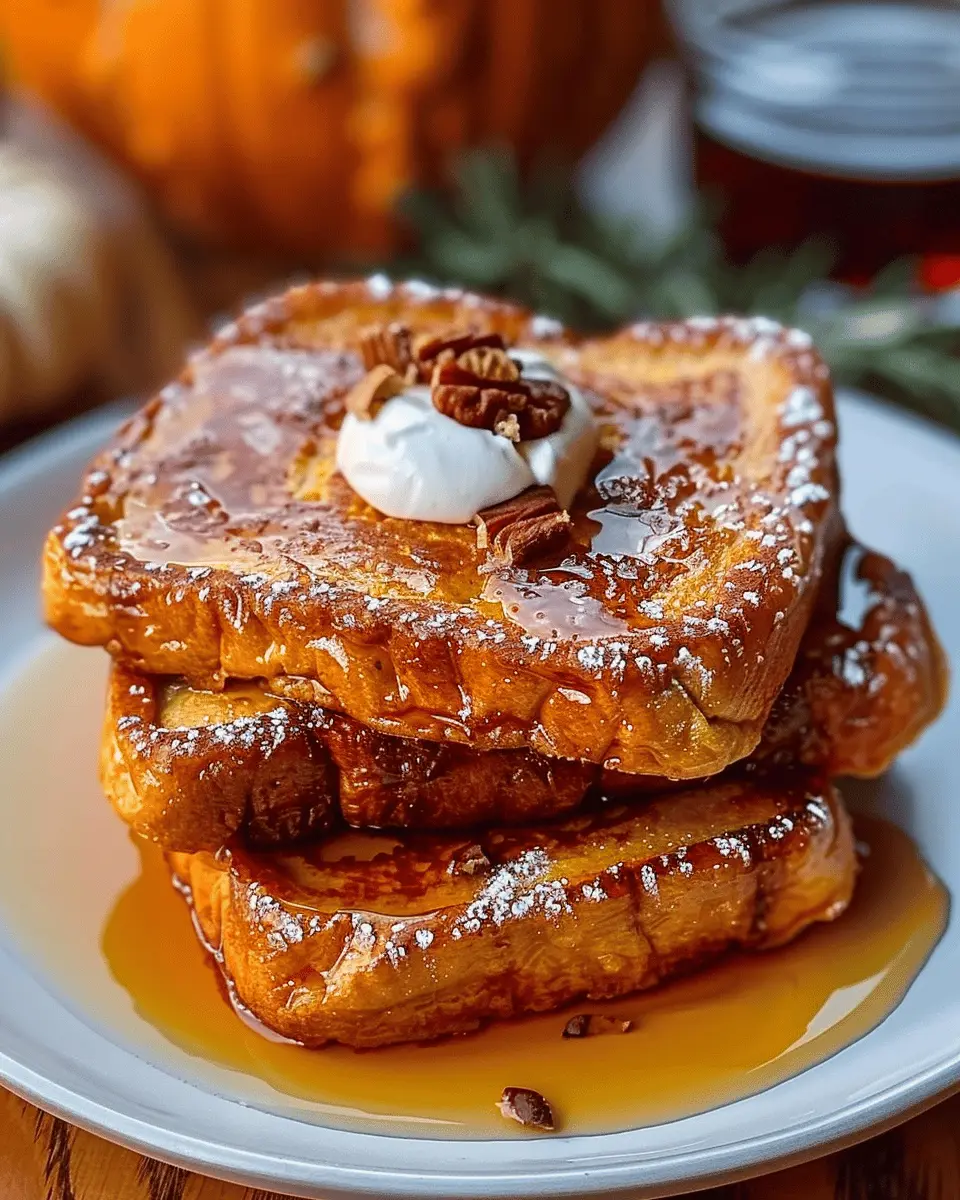 Pumpkin French Toast Breakfast: Easy, Cozy Fall Delight with Turkey Bacon