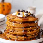 Pumpkin Chocolate Chip Pancakes