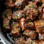 Air Fryer Garlic Butter Steak Bites