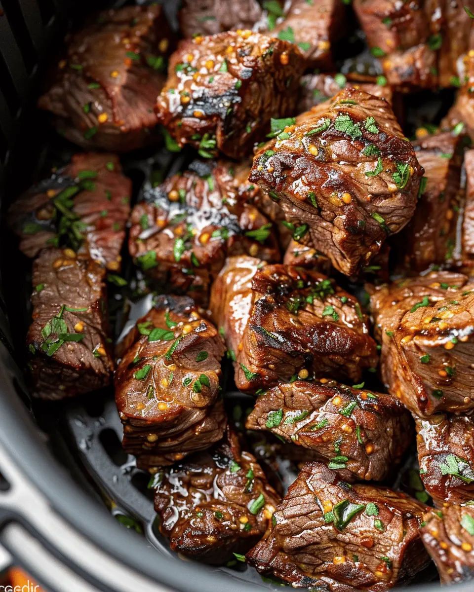 Air Fryer Garlic Butter Steak Bites: Juicy and Easy Weeknight Delight