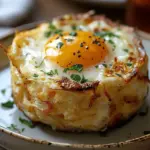 Baked Eggs Napoleon
