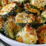 Crispy Air Fryer Zucchini Parmesan