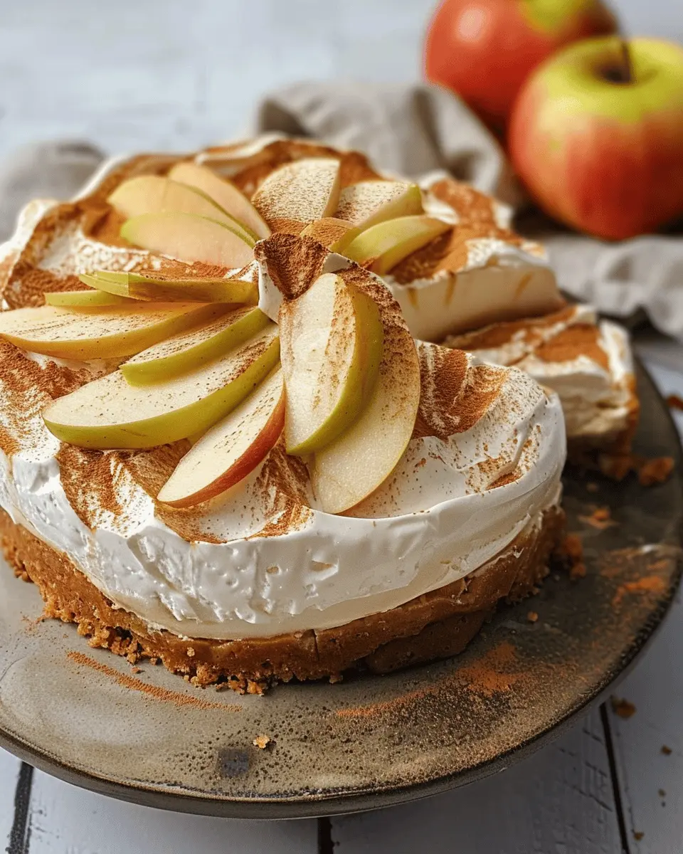 Apple Cider Cheesecake