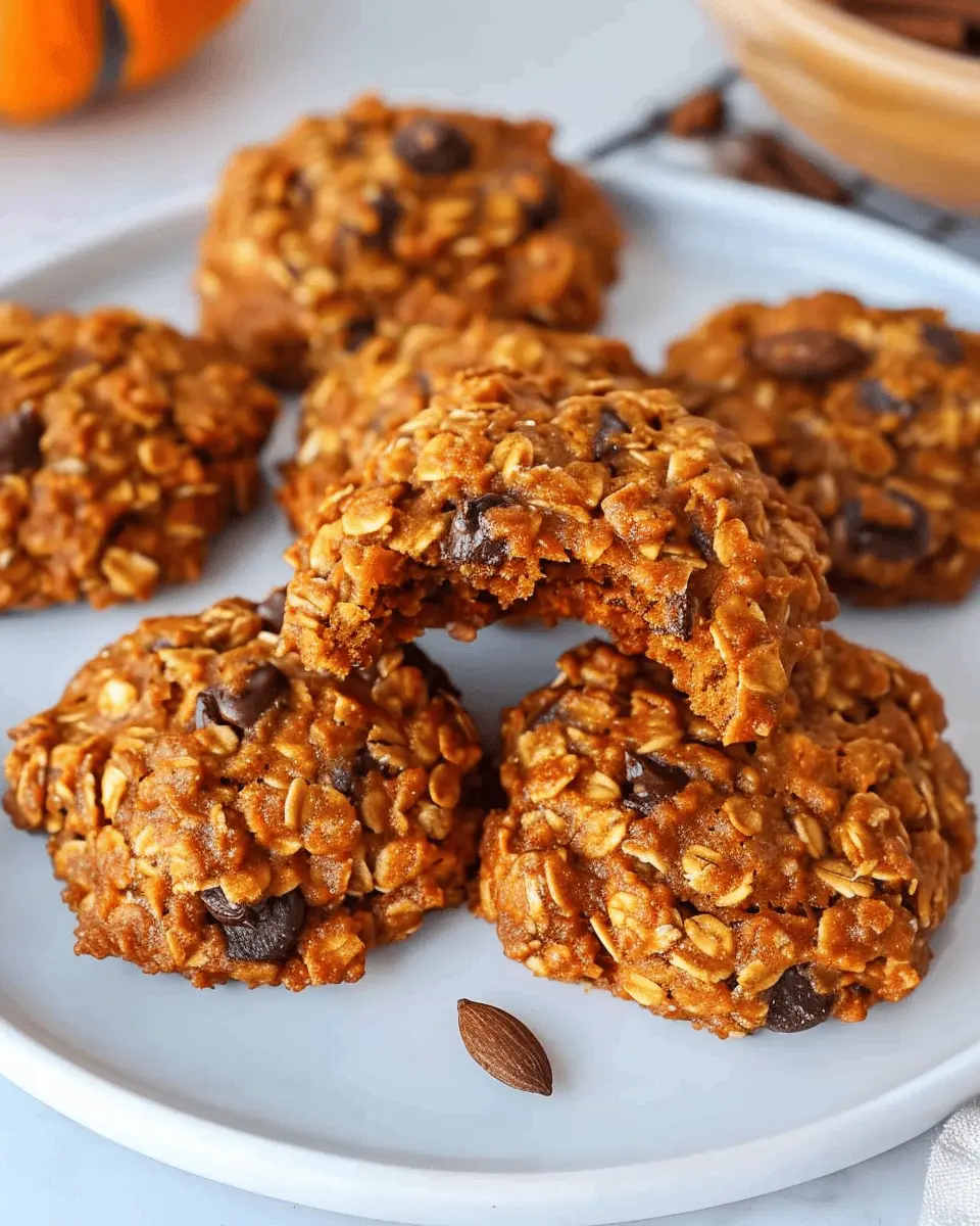 Gluten Free Pumpkin Oatmeal Cookies for a Cozy Fall Treat