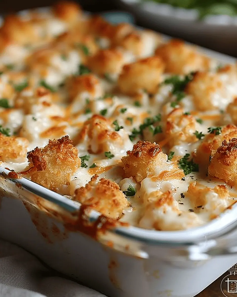 Chicken Alfredo Tater Tot Casserole: The Ultimate Comfort Dish