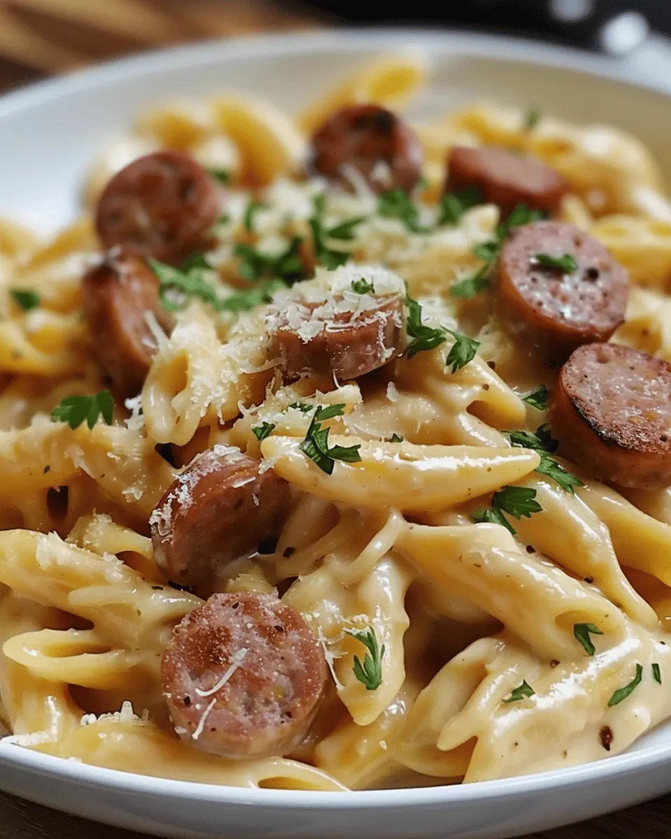 Creamy Smoked Sausage Pasta: Indulgent Comfort Food Recipe