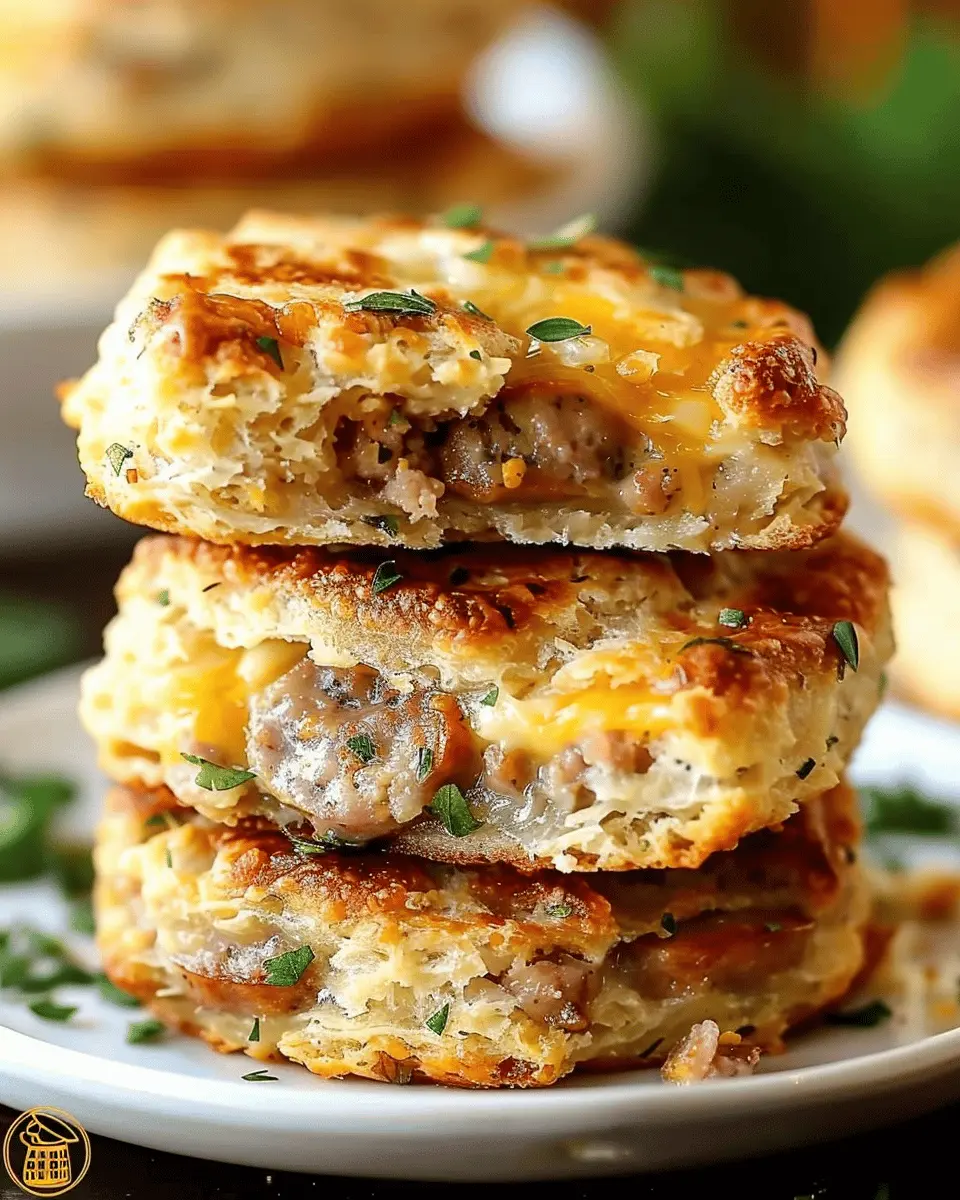 Sausage Cheese Butter Swim Biscuits: Indulgent Homemade Delight