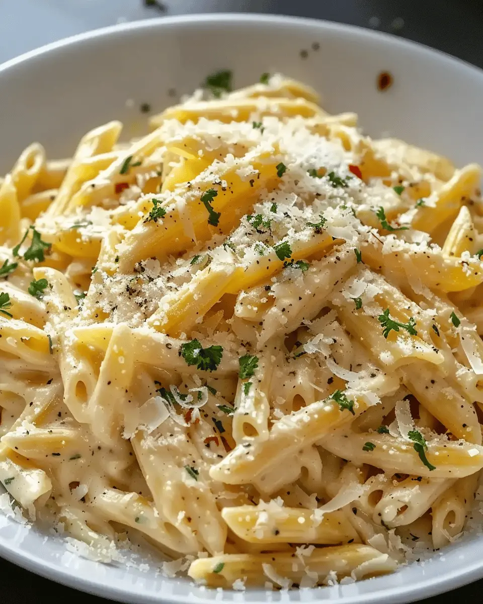 One Pot Creamy Garlic Pasta in Just 20 Minutes – Indulge Today