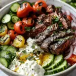 Quick & Easy Mediterranean Steak Bowl