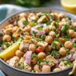 Healthy Tuna Garbanzo Bean Salad