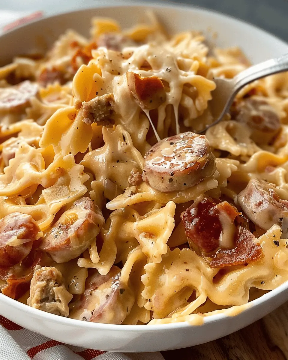 One Pot Creamy Cajun Sausage Pasta: Easy Comfort Food Delight