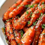 GLAZED CARROTS WITH BROWN SUGAR MAPLE GLAZE