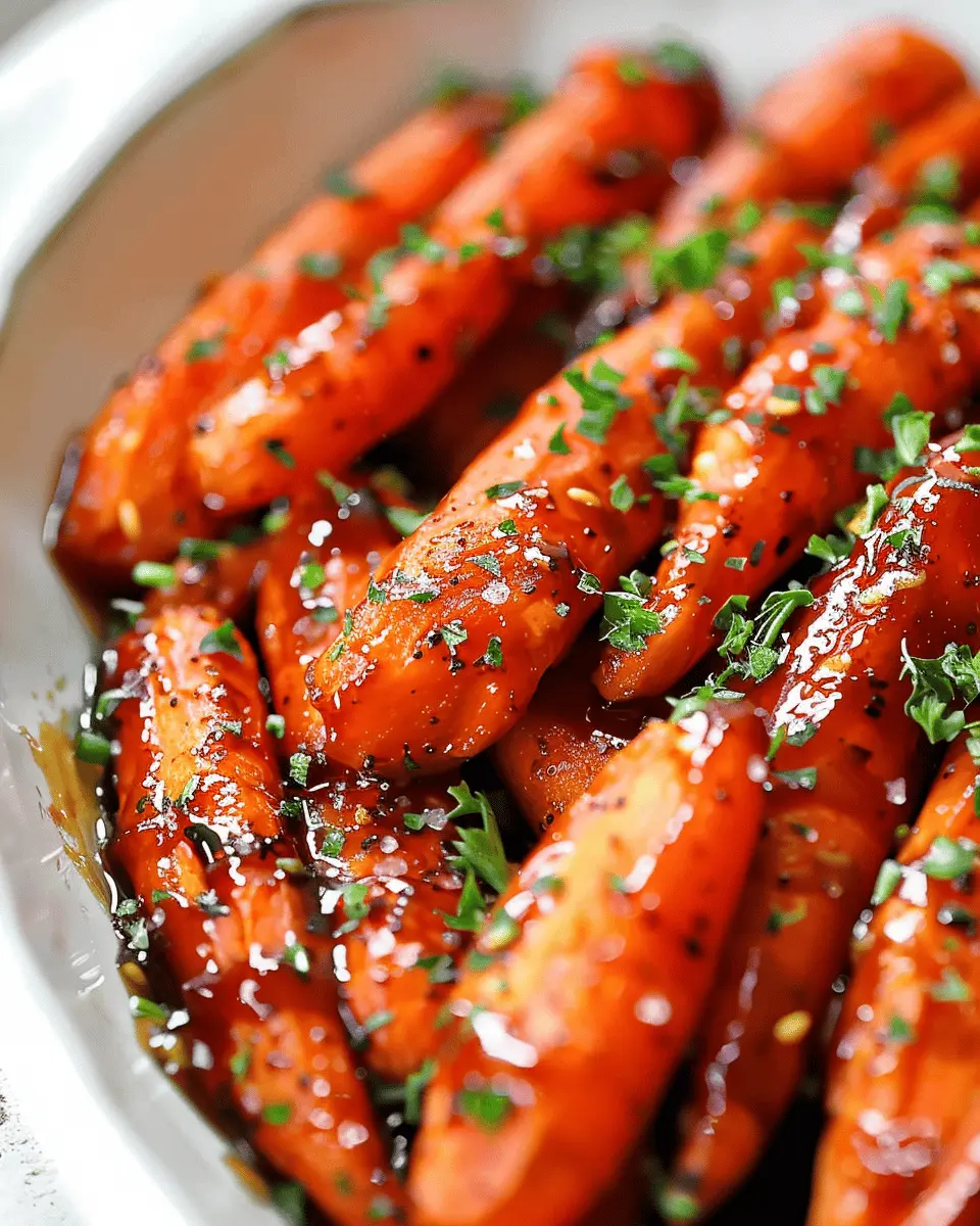 Glazed Carrots Recipe: Indulgent Brown Sugar Maple Glaze Delight